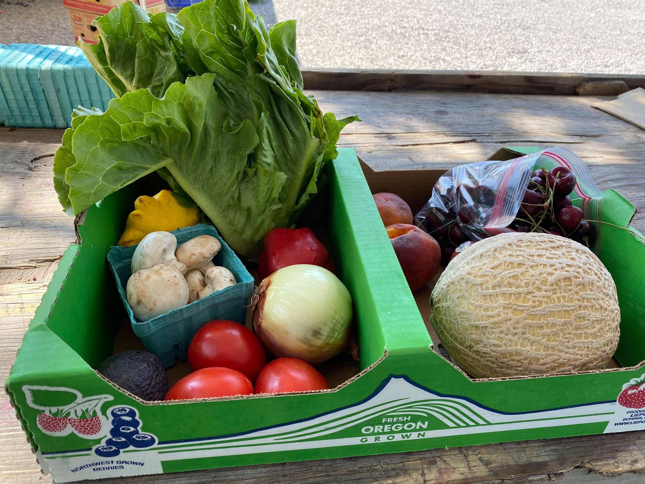 Imperfect box the vegetable man produce